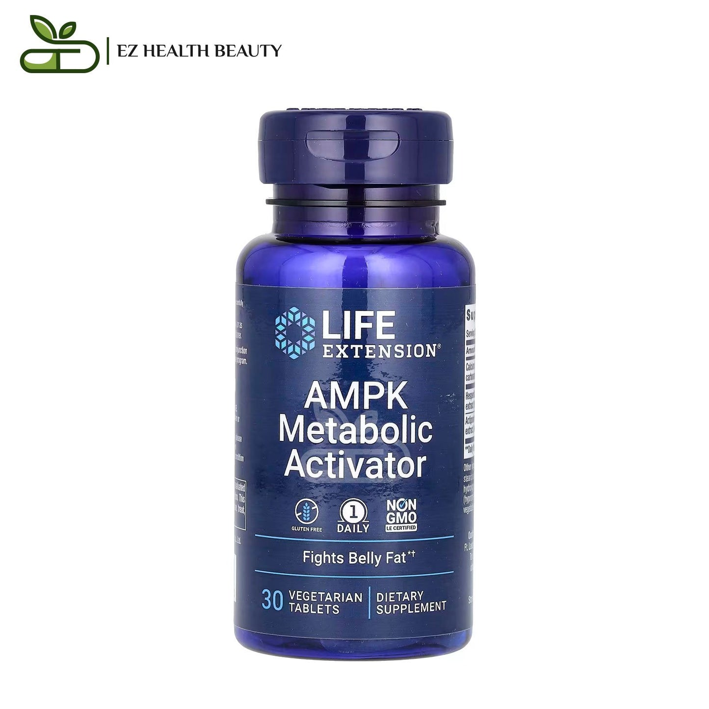 Ampk Metabolic Activator for Fat Burning Life Extension 30 Capsules