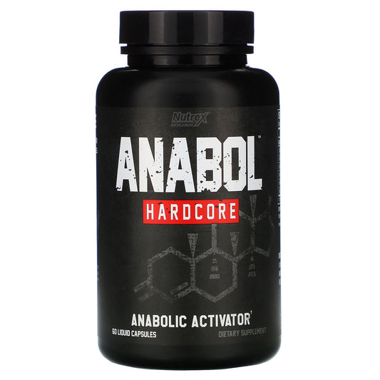 حبوب انابول هاردكور نوتريكس ريسورش‏ لبناء العضلات Nutrex anabol hardcore capsules‏ عدد 60 كبسولة سائلة