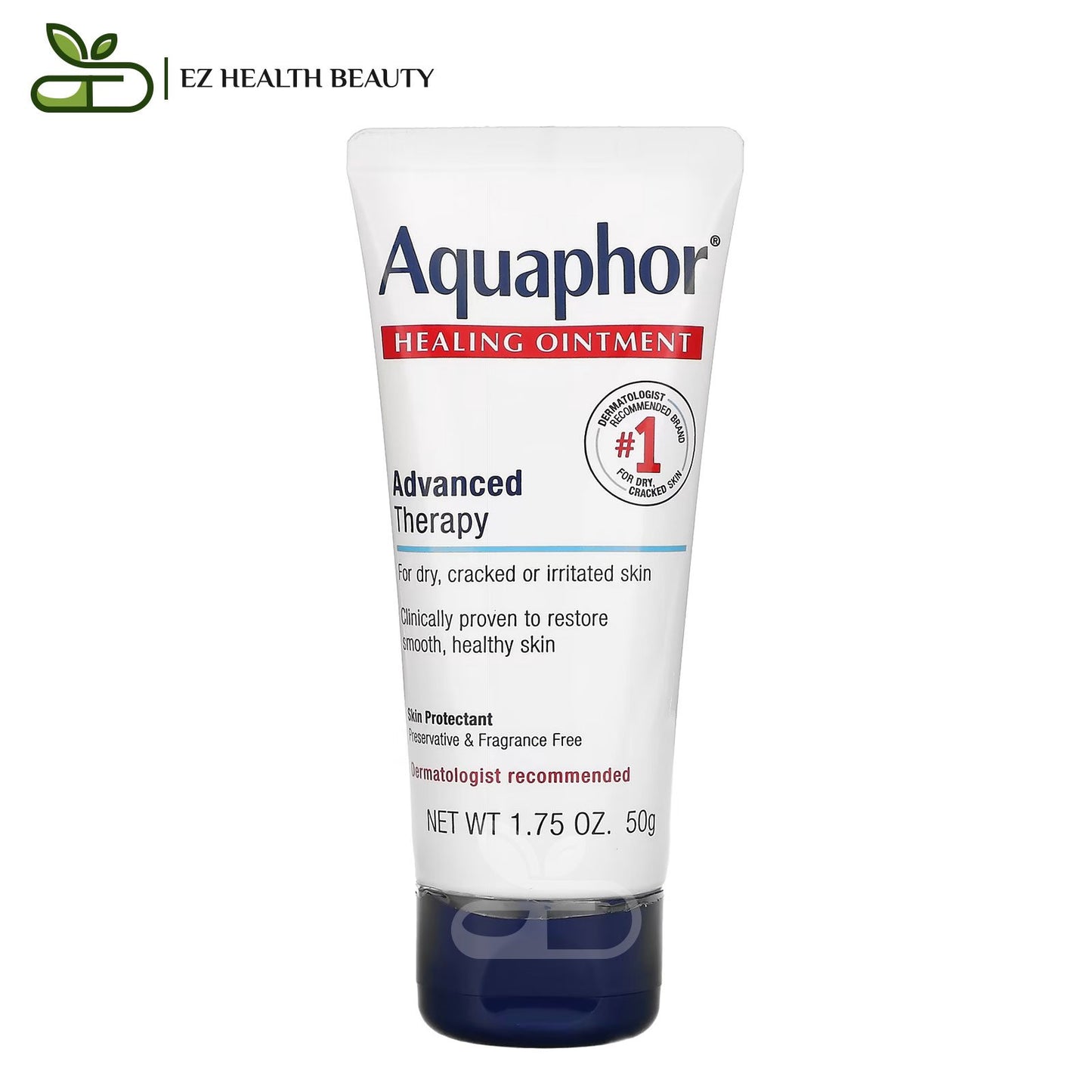 Eucerin aquaphor healing ointment for dry and cracked skin - 1.75 oz (50 g)