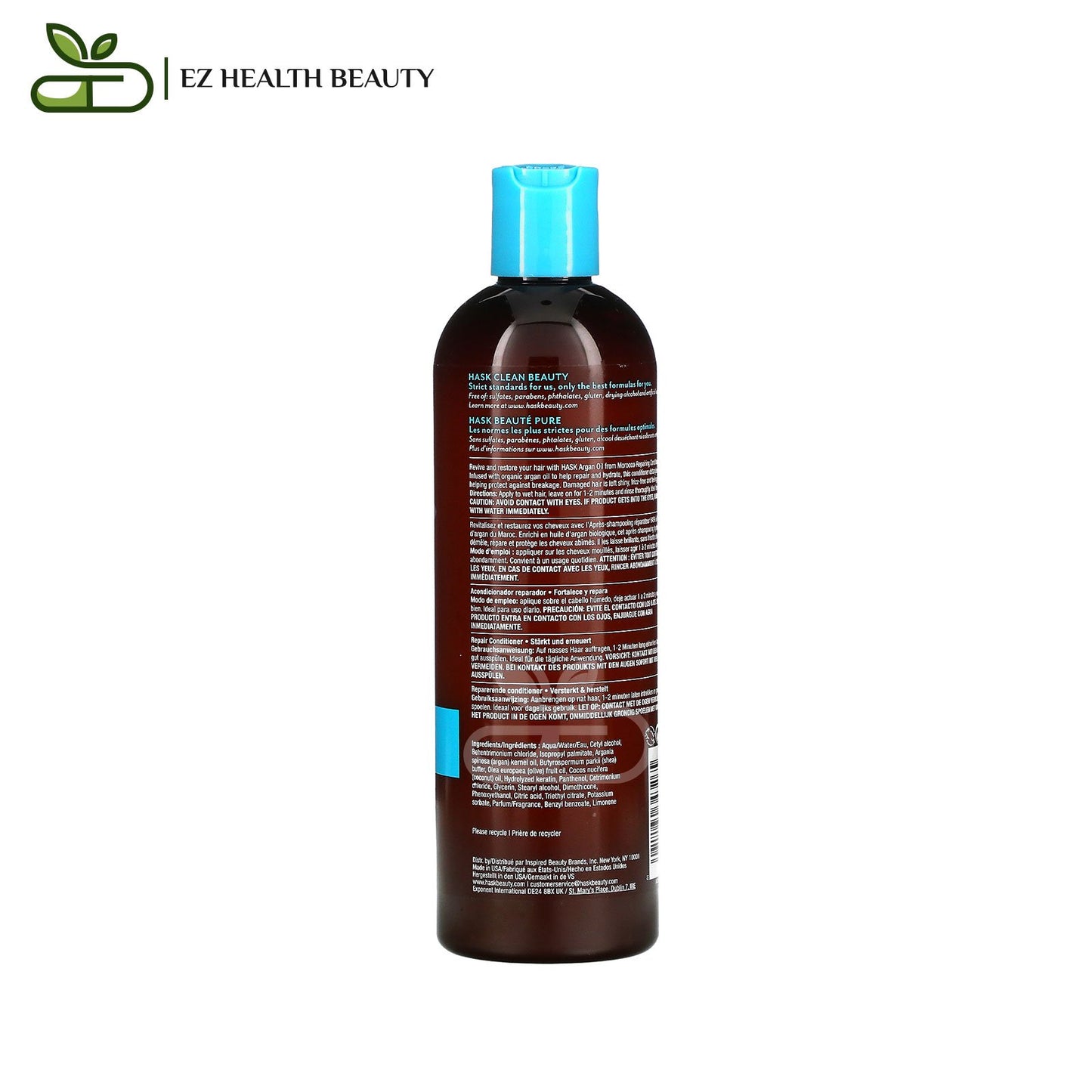 بلسم زيت الأرجان المغربي 355 مل | Hask Beauty, Argan Oil from Morocco, Repairing Conditioner