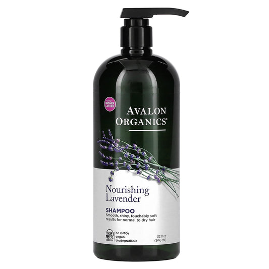 شامبو أفالون أورغانيكس بالافندر لتغذية الشعر Avalon Organics, Shampoo, Nourishing Lavender 946 مل