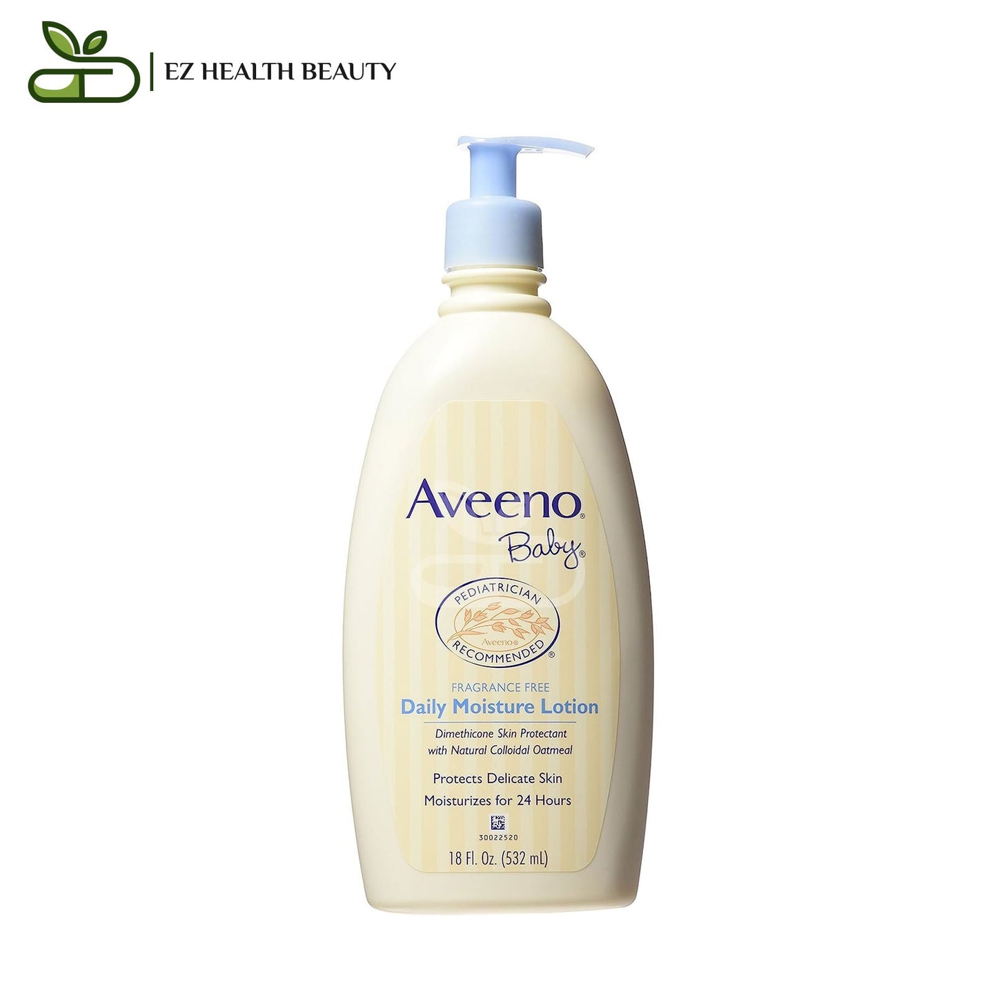 Aveeno Baby Daily Moisture Lotion Fragrance Free, (532 ml) to protect skin from environmental damage