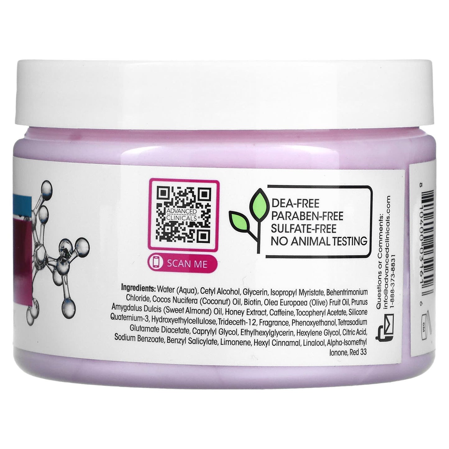 Advanced clinicals biotin anti breakage hair repair - 340 ml