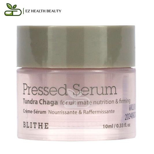 Blithe pressed serum tundra chaga 0.33 fl oz 10 ml for skin nourishment and anti-wrinkle