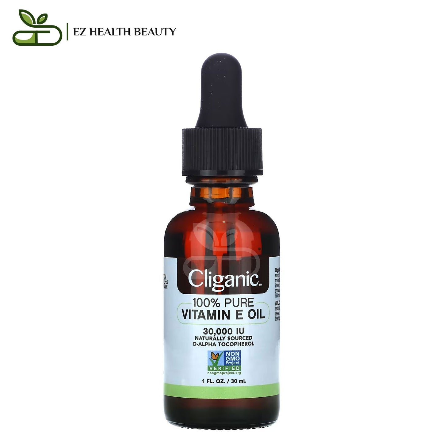 زيت فيتامين e الاصلي كليغانيك للشعر والبشرة والاظافر 30 مل Cliganic 100% Pure &amp; Natural Vitamin E Oil 30,000 IU