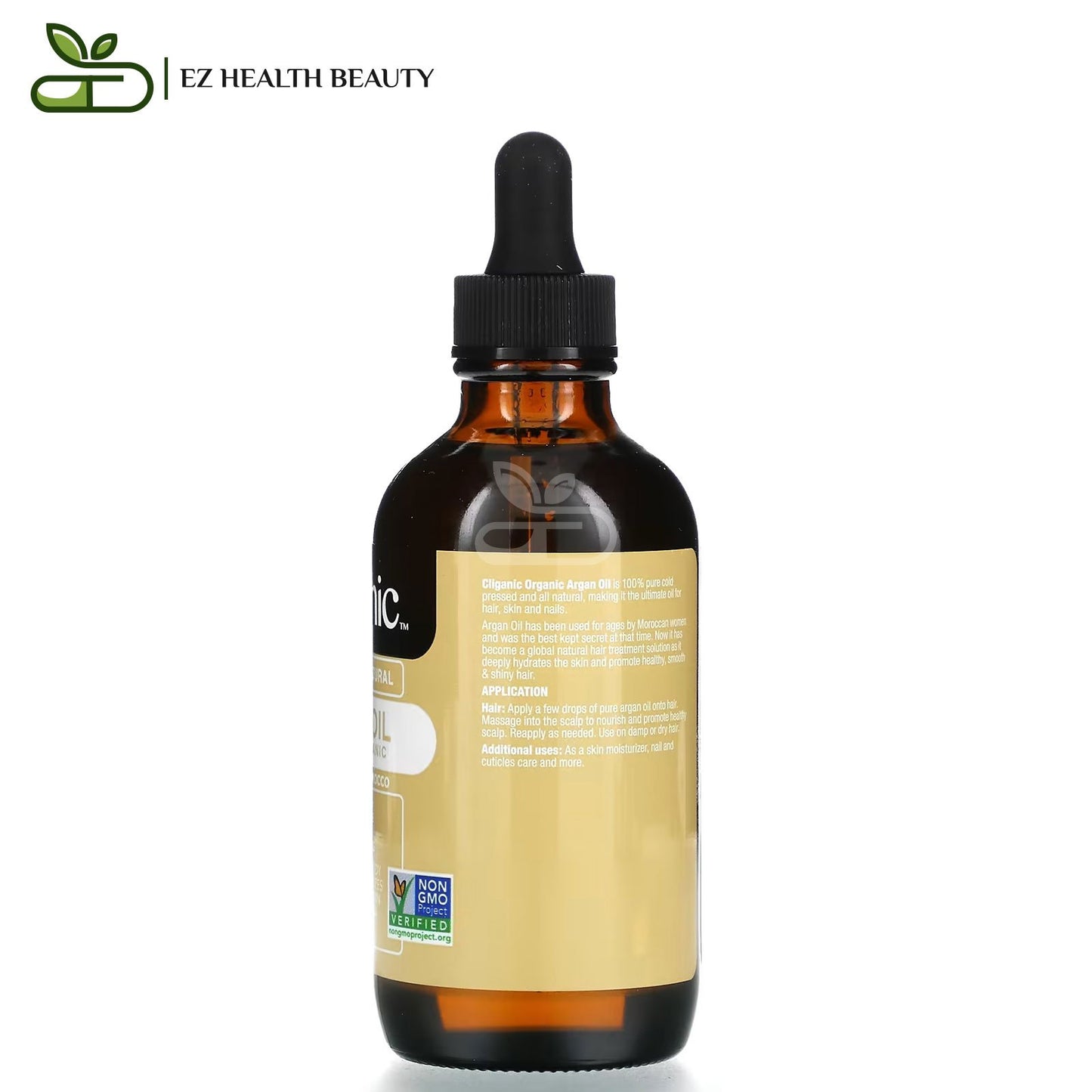 زيت الأرجان المغربي الأصلي كليغانيك للشعر والبشرة 120 مل Cliganic 100% pure and natural argan oil