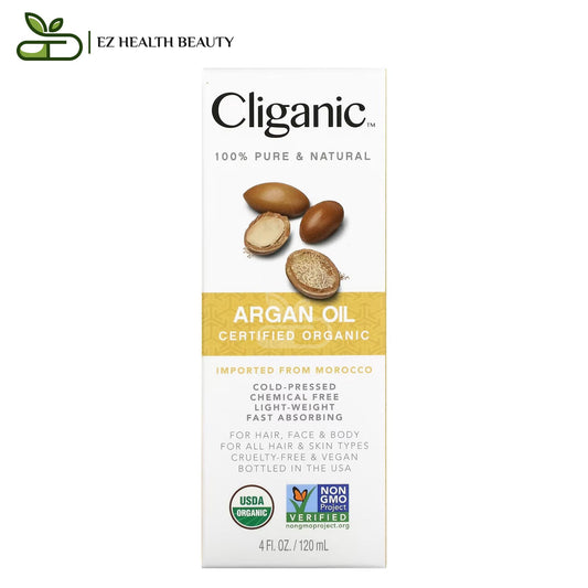 Cliganic argan oil for hair growth and skin moisturizing - 120 ml