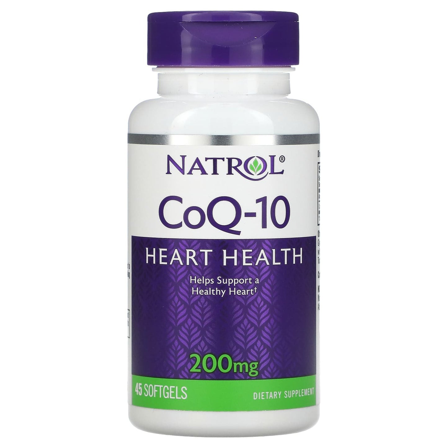 Natrol Coq10 200 mg capsules healthy heart supporter - 45 Softgels