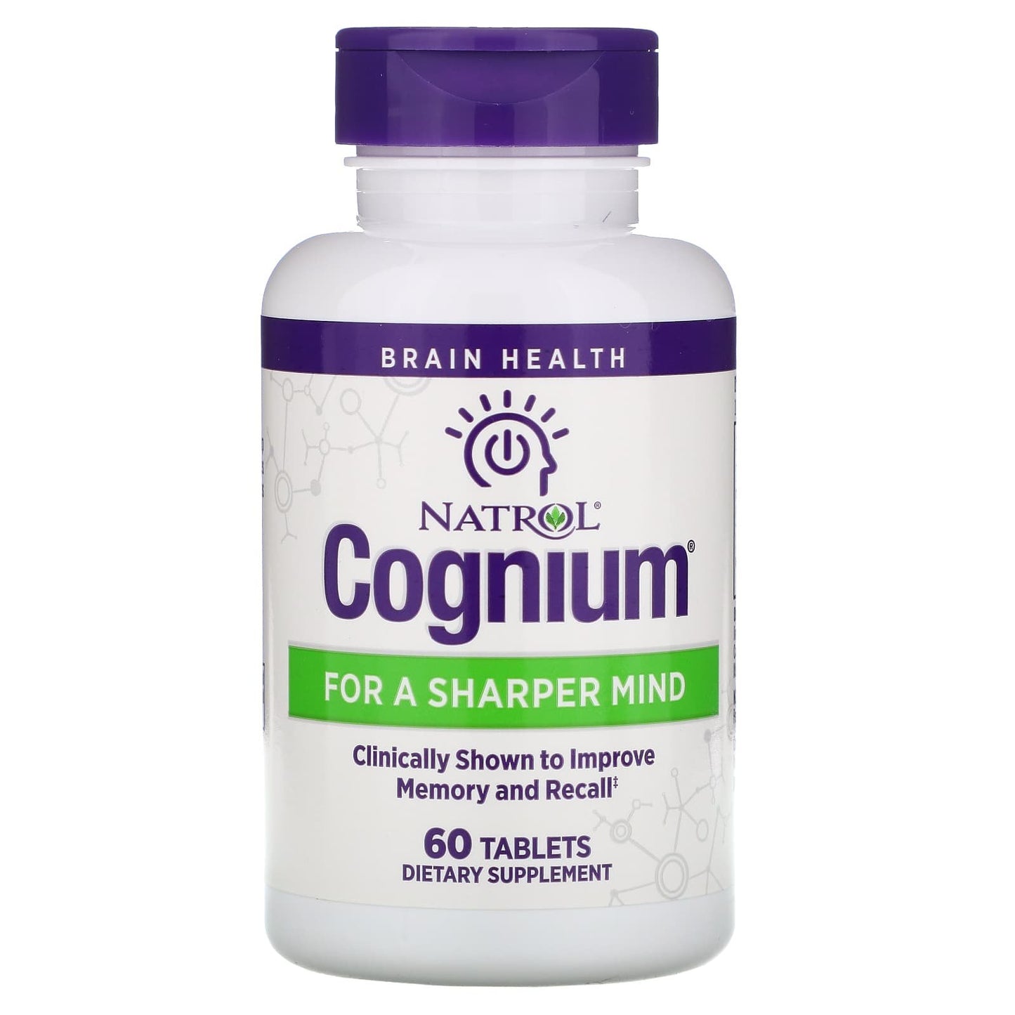 cognium memory دواء كوجينيوم لتقوية التركيز والذاكرة Natrol Cogninum tablets عدد 60 قرص