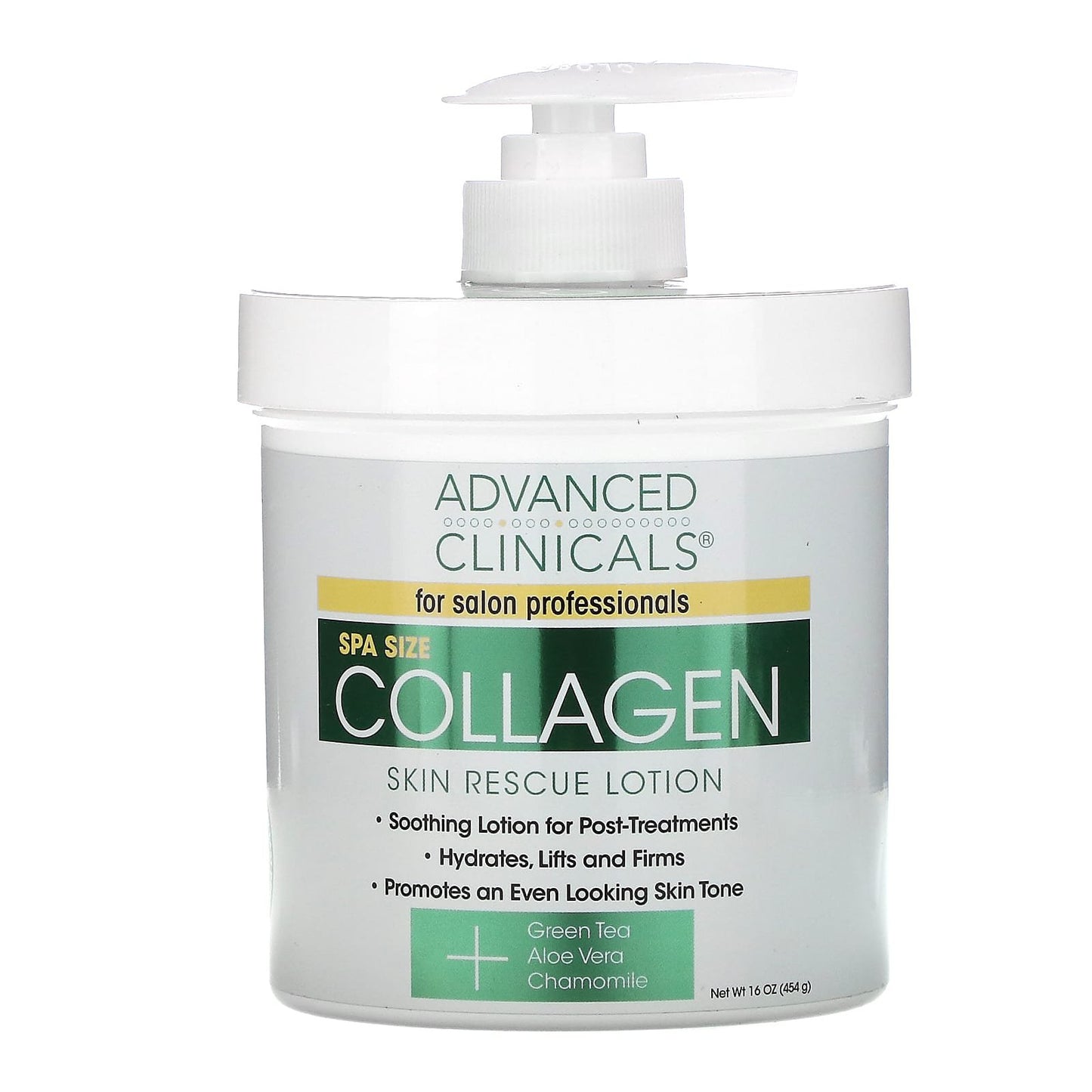 Advanced clinicals collagen skin rescue lotion 454 g