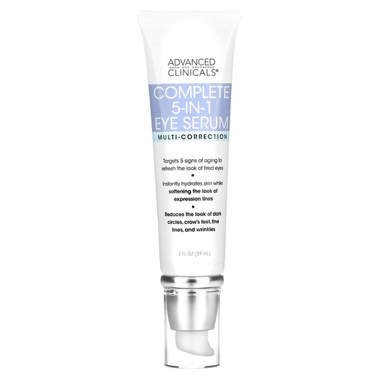 Advanced Clinicals Complete 5 - in - 1 Eye Serum  Multi Correction hides dark circles 59 ml