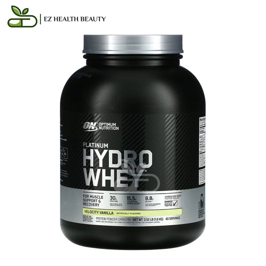 Platinum Hydro Whey Supplement Turbo Velocity Vanilla Optimum Nutrition - (1.6 kg) for Muscular recovery