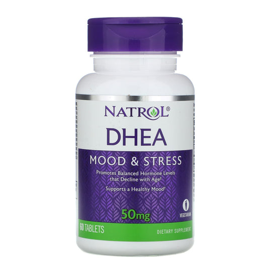 حبوب dhea 50 لتحسين الصحة الجنسية وتخفيف التوتر 60 قرص Natrol