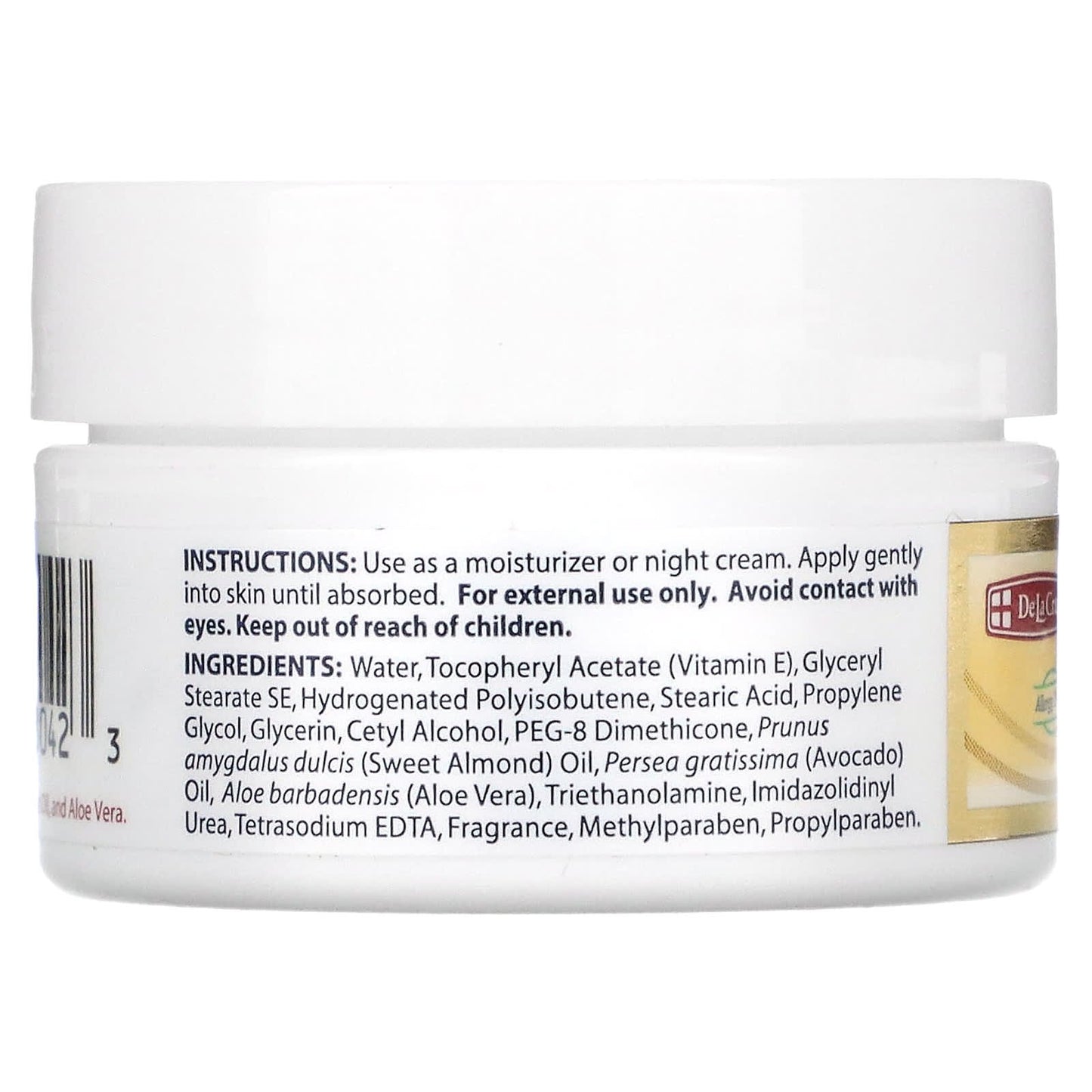 De la cruz moisturizer vitamin E cream for neck and face (12 g)