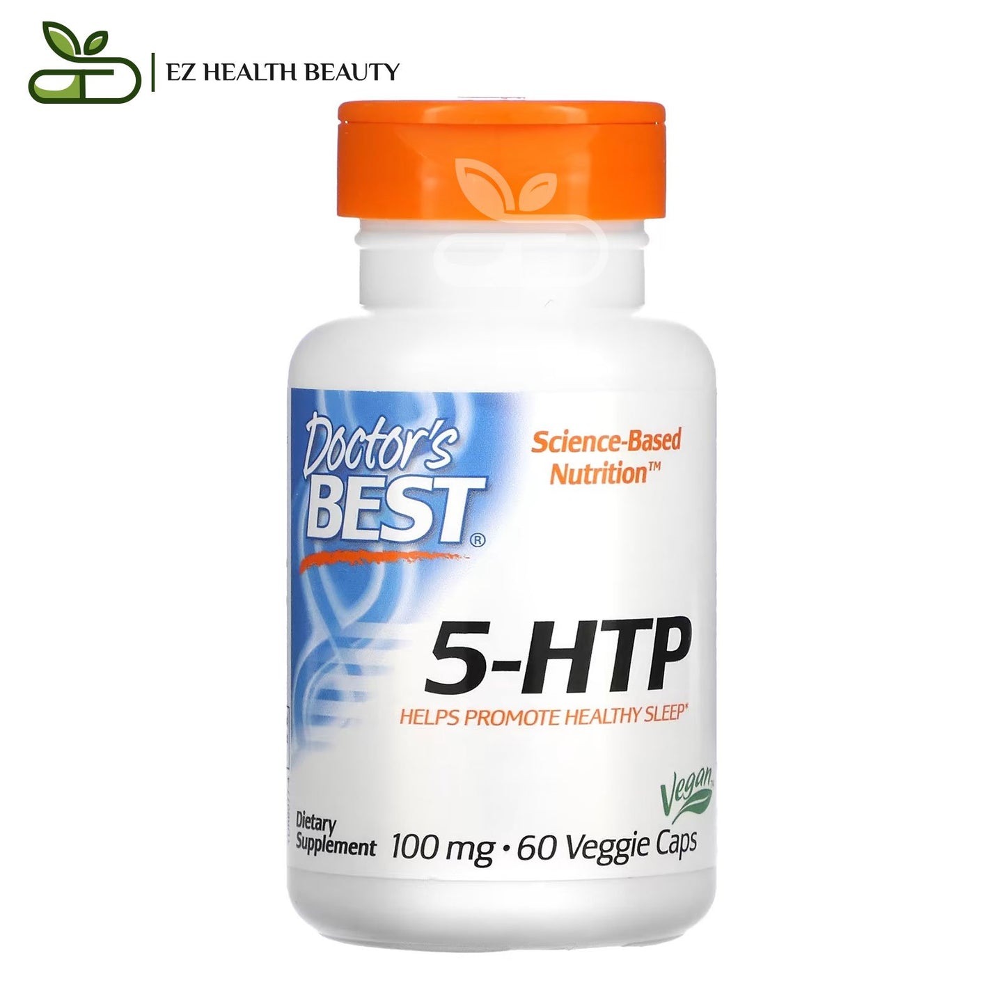 حبوب 5 htp لتحسين النوم والقلق Doctor's Best 5 htp عدد 60 كبسولة نباتية