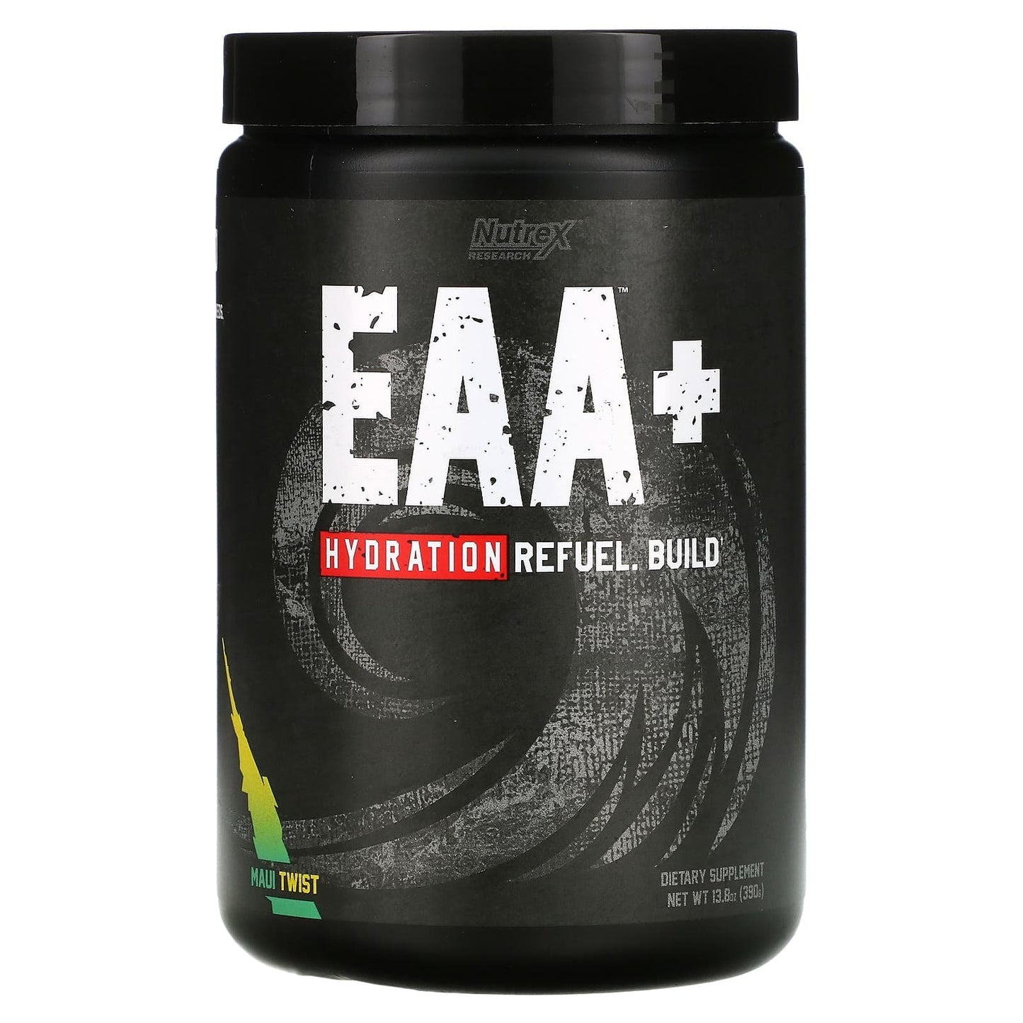 EAA مكمل لبناء العضلات Nutrex EAA+ Hydration بنكهة كوكتيل ماوي حجم 13.8 أونصة (390 جم)