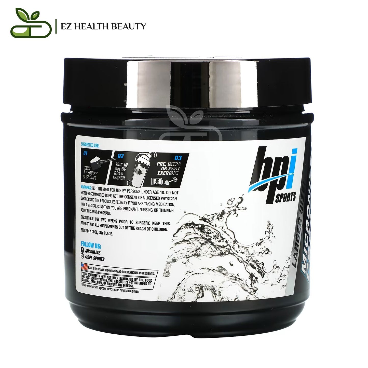 BPI Sports Micronized  Creatine Muscle Builder Unflavored 600 GM