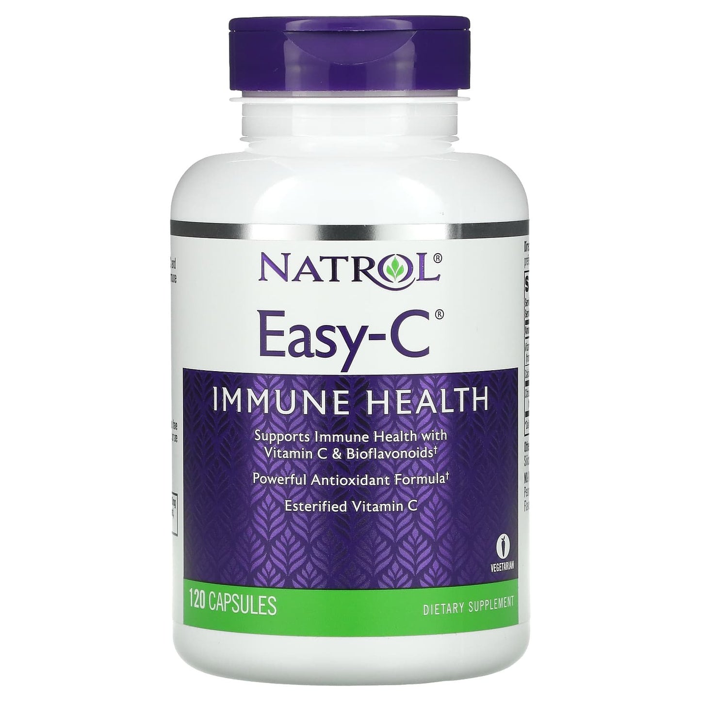 كبسولات فيتامين سي لدعم مناعة الجسم 120 كبسولة - Natrol Easy C Immune health booster