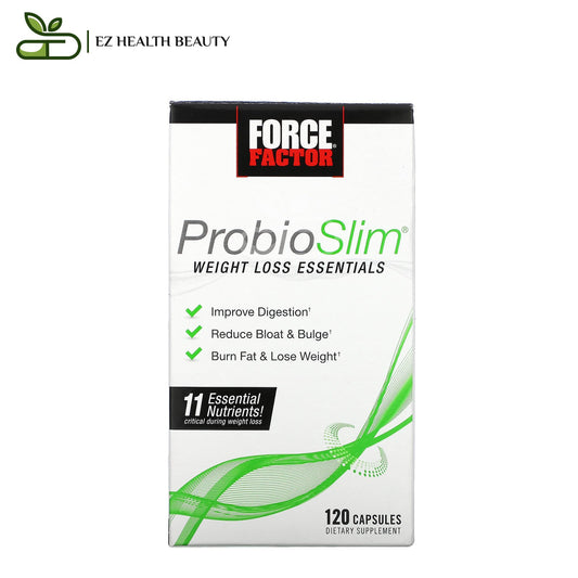 probioslim دواء بروبيو سليم لفقدان الوزن من فورس فاكتور‏ 120 كبسولة Force Factor ProbioSlim Weight Loss Essentials 120 Capsules