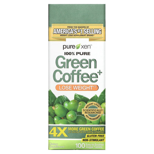 دواء القهوة الخضراء للتنحيف للتخسيس 100كبسولة - Purely Inspired green coffee