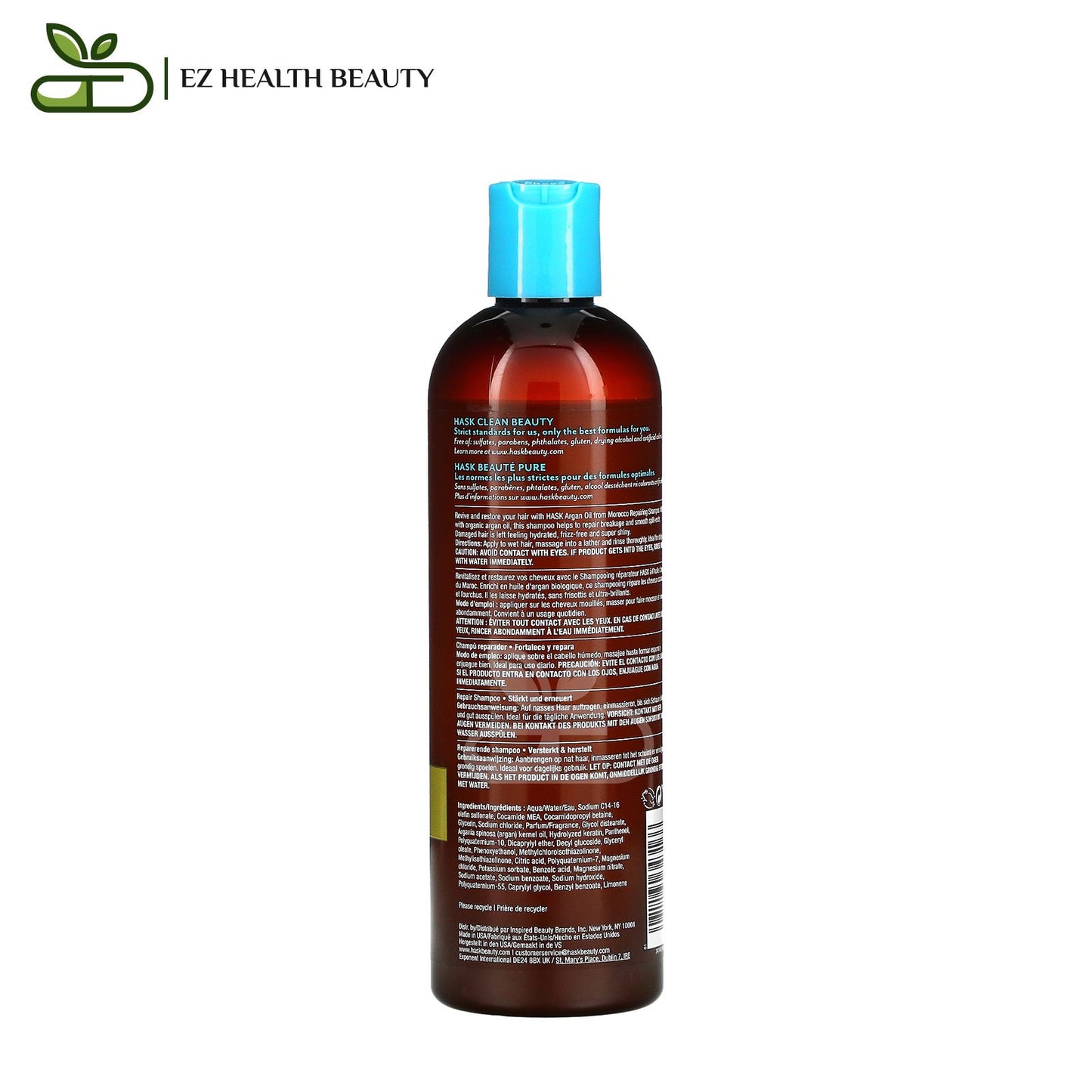 Hask Beauty Argan Oil Repairing Shampoo Argan Oil From Morocco  355 ML