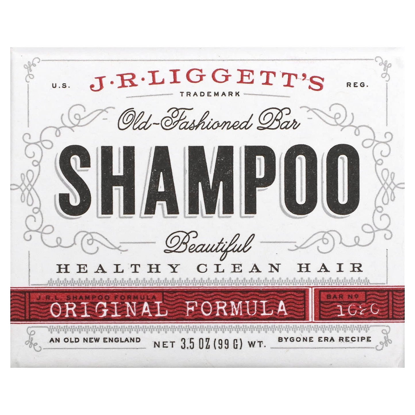 لوح شامبو جي.آر. ليغيتس J.R. Liggett's, Old Fashioned Shampoo Bar 99 جم