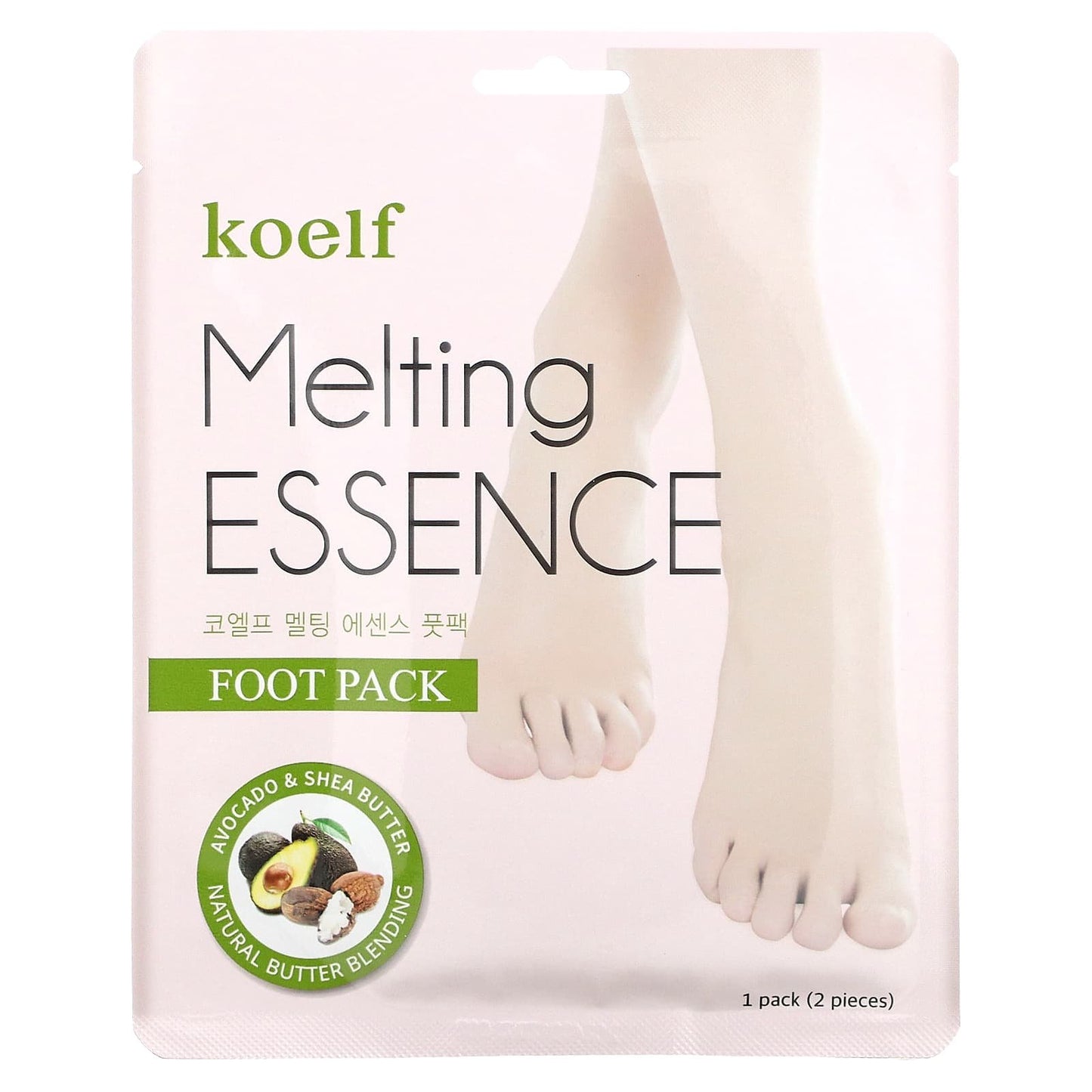 Koelf Melting Essence Foot Pack - feet care foot mask - 10 Pairs