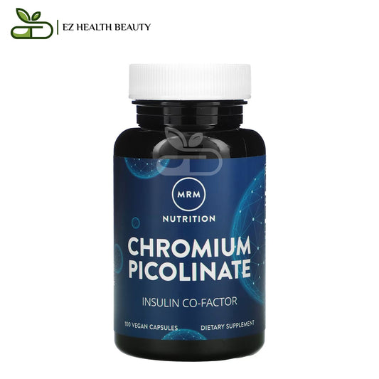 كبسولات كروميوم بيكولينات للتخسيس وحرق الدهون | MRM Nutrition Chromium Picolinate, 100 Vegan Capsules