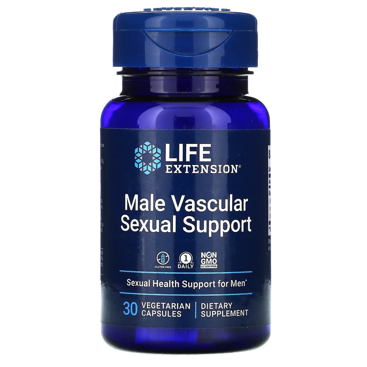 لايف إكستانشن مقوي الأوعية الدموية الجنسية للذكور 30 كبسولة - Male Vascular Sexual Support life Extension