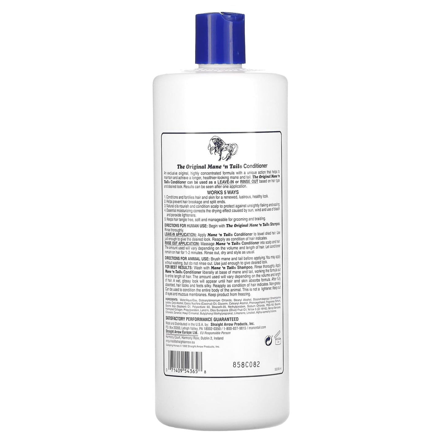 بلسم مين آند تيل لترطيب الشعر Mane 'n Tail, Moisturizer-Texturizer Conditioner 946 مل