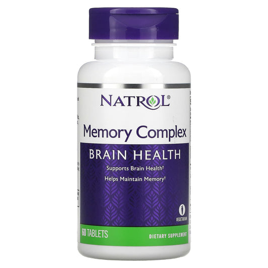 Natrol memory complex for brain health – 60 vegetarian tablets