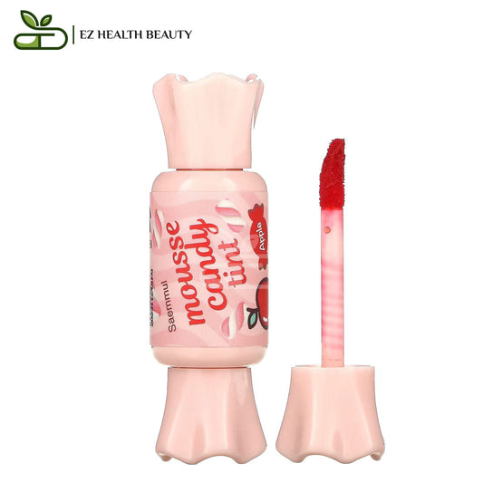 ملون شفاه موس كاندي 12 بلون تفاحة 0.28 أونصة Mousse Candy Lip Tint The Saem