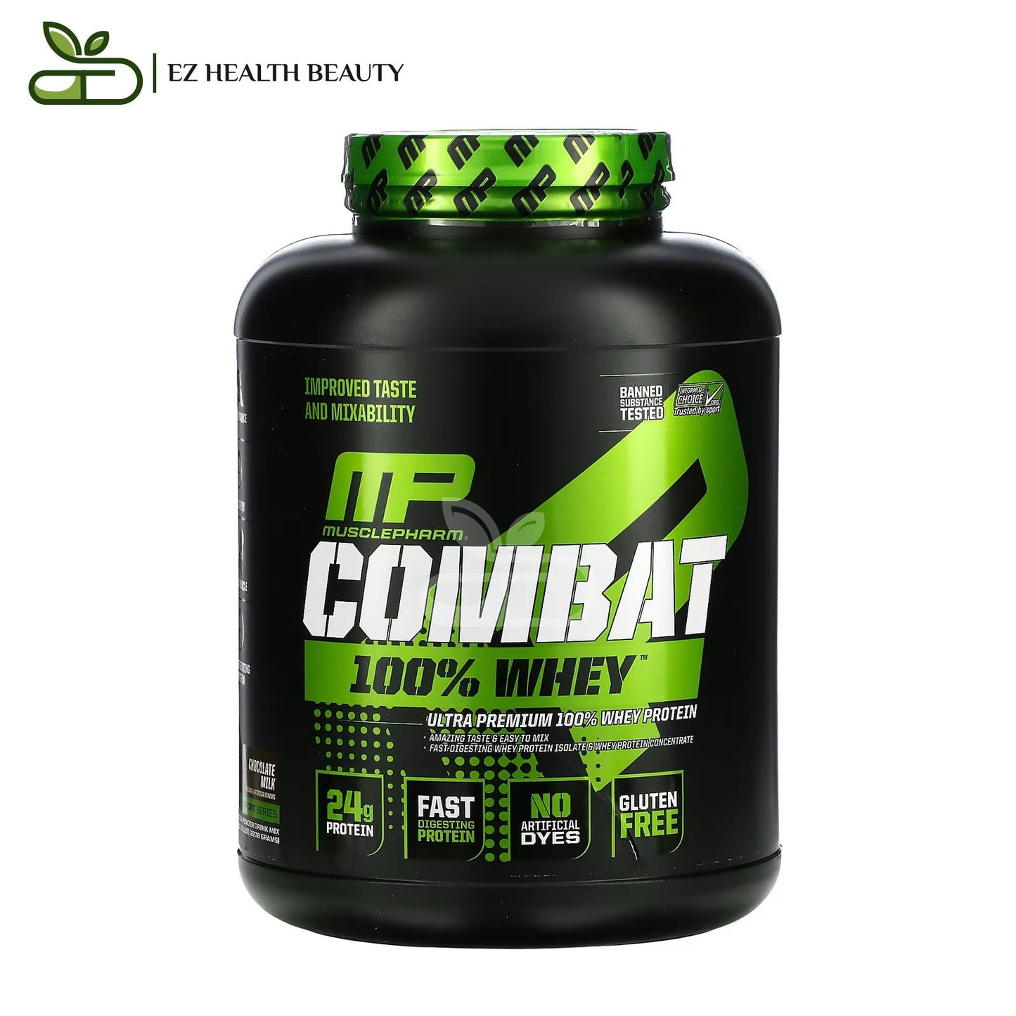 افضل نوع whey protein ماسل فارم لبناء العضلات بنكهة حليب الشيكولاتة 2278 جرامًا MusclePharm Combat