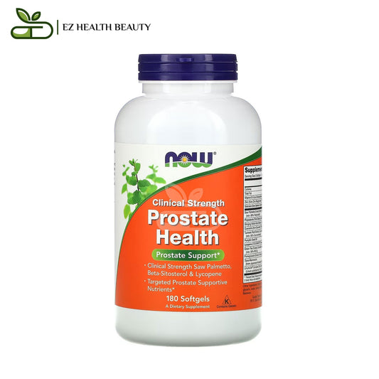 كبسولات بروستات هيلث ناو فودز 180 كبسولة هلامية | NOW Foods Clinical Strength Prostate Health