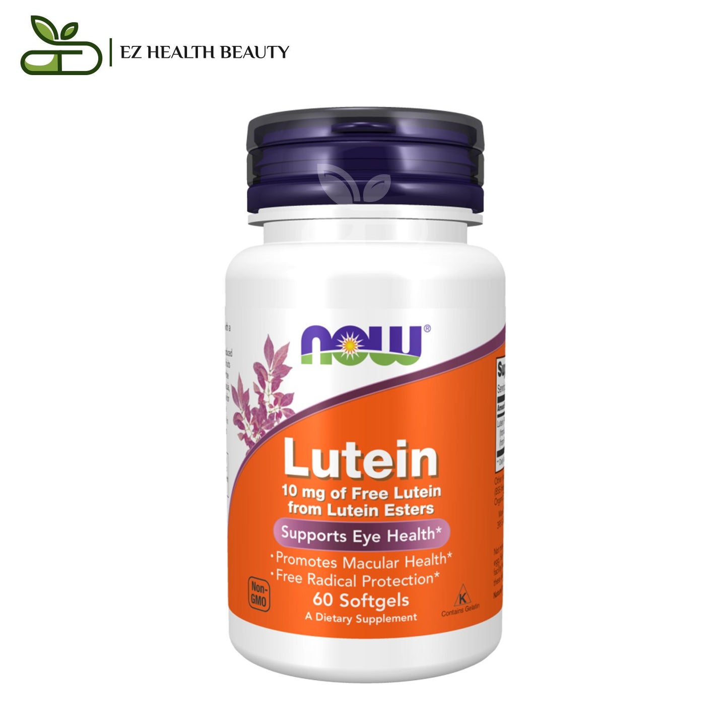 Lutein for Eyes Now Foods 10 mg 120 Softgels