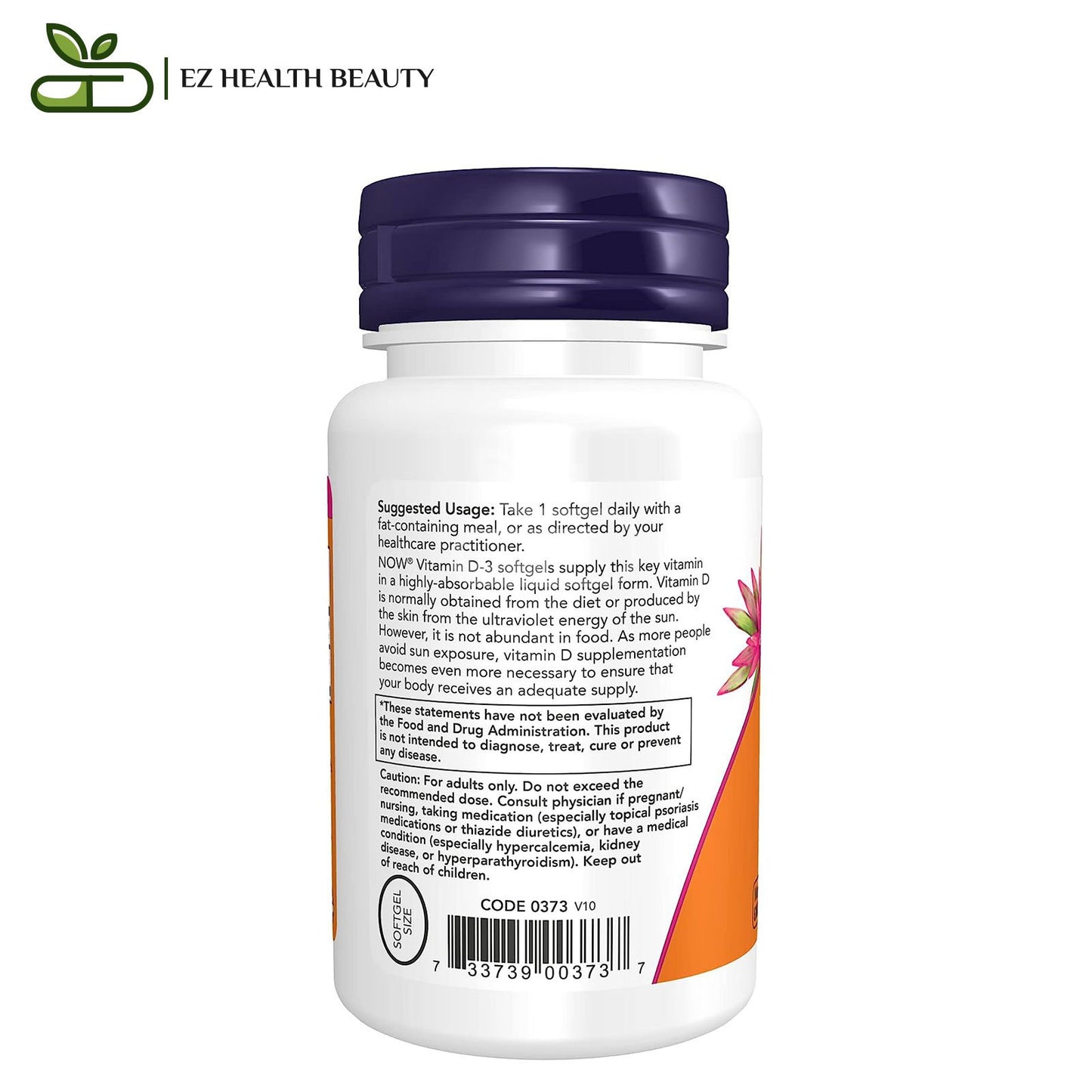 أقراص فيتامين د3 لتعزيز جهاز المناعة ناو فودز 240 كبسولة | NOW Foods Vitamin D3 High Potency 5,000 IU