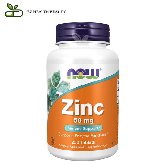 حبوب الزنك لتقوية المناعة من ناو فودز | NOW Foods Zinc 50 mg, 100 Veg Capsules