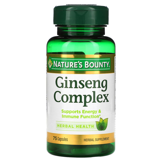 حبوب الجنسنج كومبلكس ناتورز باونتي Nature's Bounty, Ginseng Complex