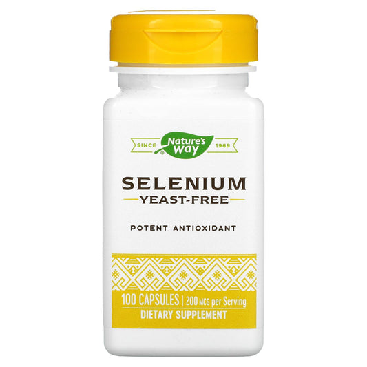 Nature's Way Selenium 200 mcg mineral supplement - 100 Capsules