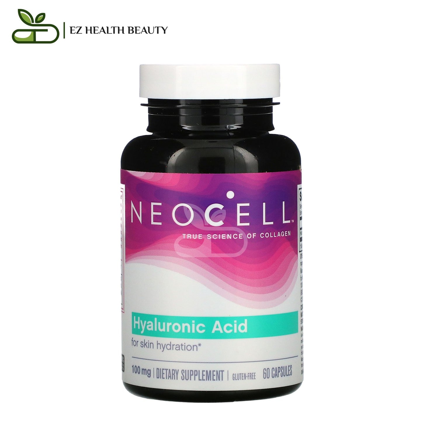 Hyaluronic Acid For Skin Hydration Neocell 50 mg 60 Capsules