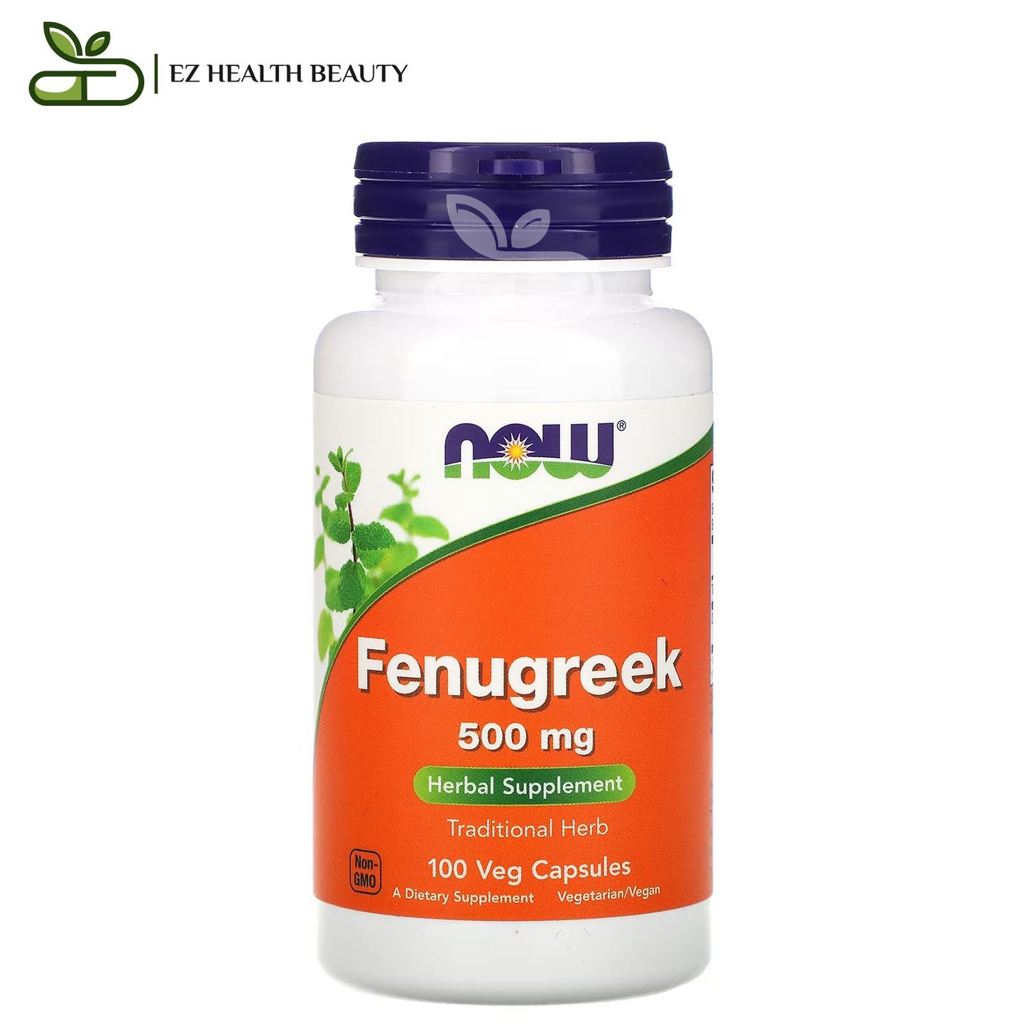 كبسولات خلاصة الحلبة لتحسين الصحة العامة 500 مجم 100 كبسولة Fenugreek Caps Now Foods