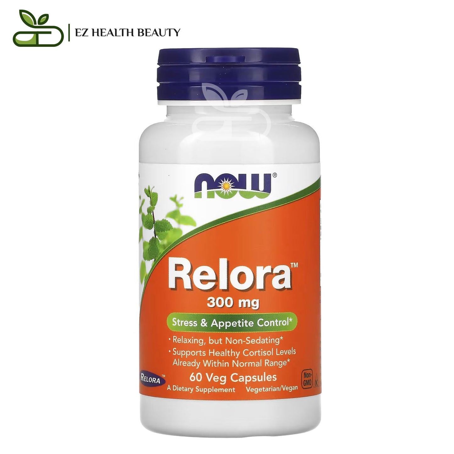 Now foods relora 300 mg 60 veg capsules for stress and appetite control