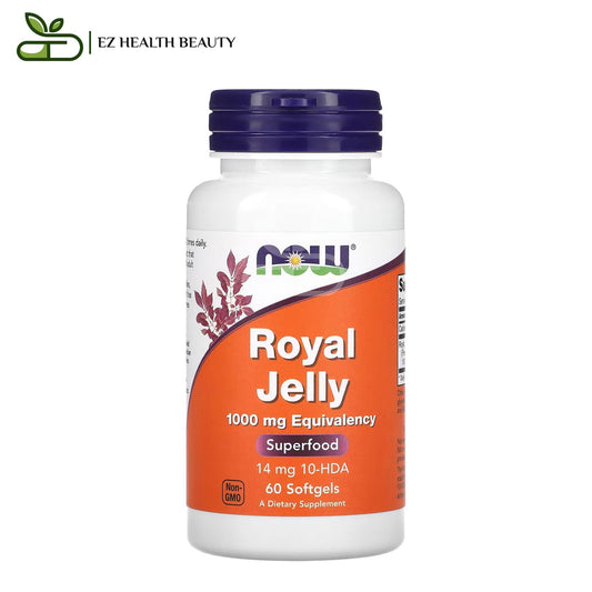 NOW Foods Royal Jelly 1000 mg, 60 Softgels for increasing sexual desire