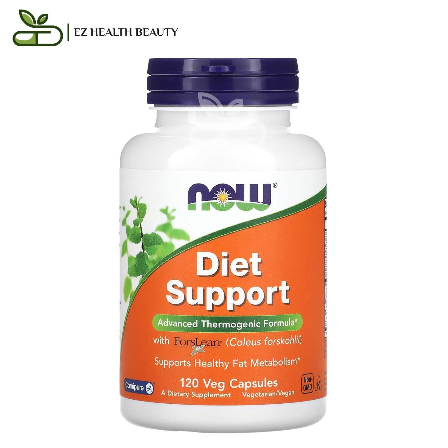 حبوب ناو فودز diet support لدعم الحمية الغذائية في الجسم 120 قرص نباتي Now foods diet support