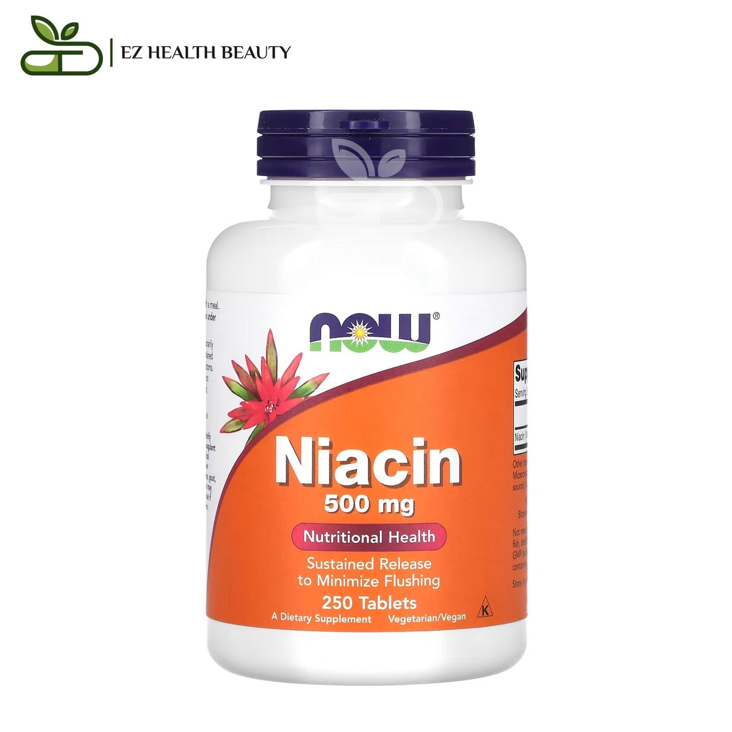 Niacin supplement for overall health from Now foods - 250 capsules