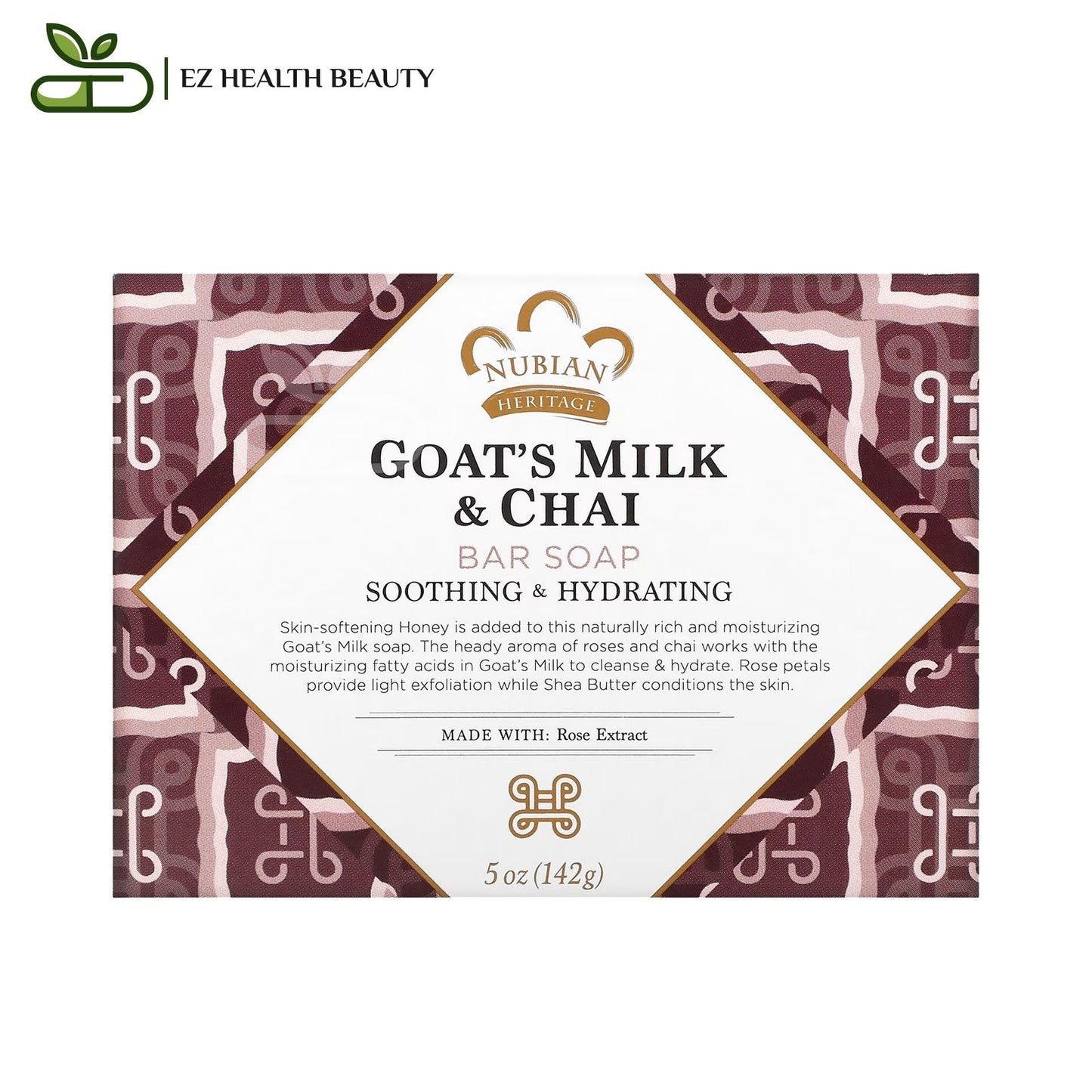 Nubian Heritage Goat`s Milk and Chai Bar Soap  142 GM