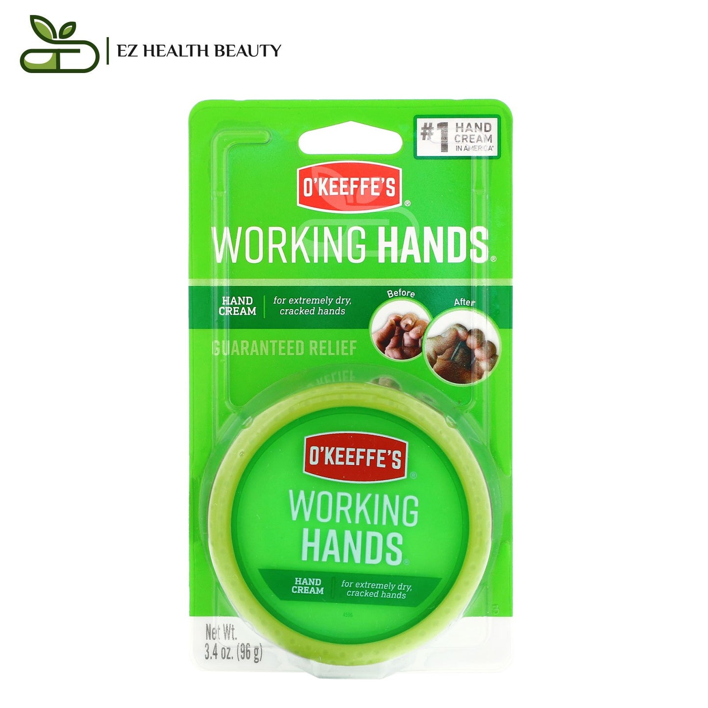 Working Hands Hand Cream For Extremely Dry, Cracked Hands O'Keeffe's 3.4 oz (96 g)