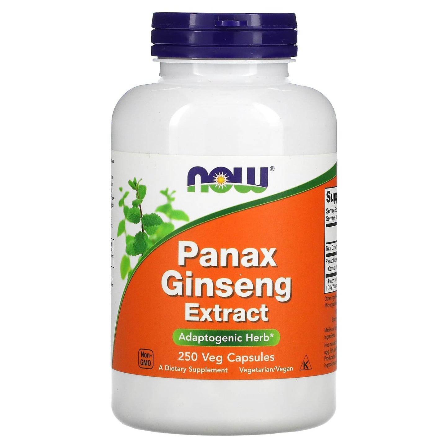 كبسولات جنسنج باناكس لدعم المناعة 250 كبسولة - Panax Ginseng Extract NOW Foods