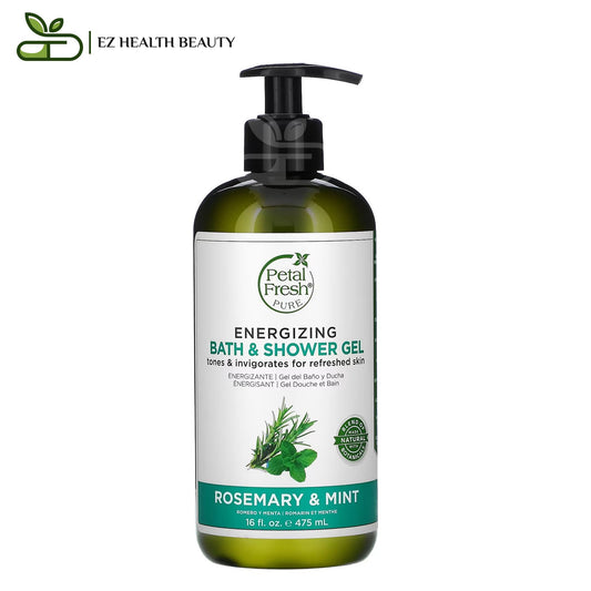 شاور جل بيتال فريش بالنعناع والروز ماري للاستحمام 475 مل Energizing Bath &amp; Shower Gel Rosemary &amp; Mint Petal Fresh