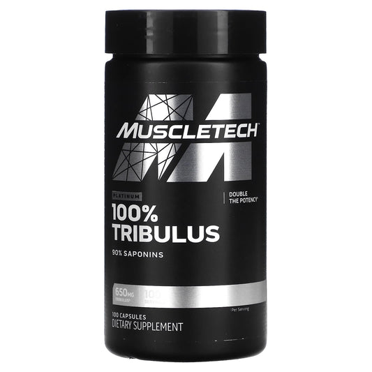 أقراص تريبولوس بلاتينيوم 100٪ Tribulus MuscleTech Platinum مكمل لكمال الأجسام 650 ملجم 100 كبسولة